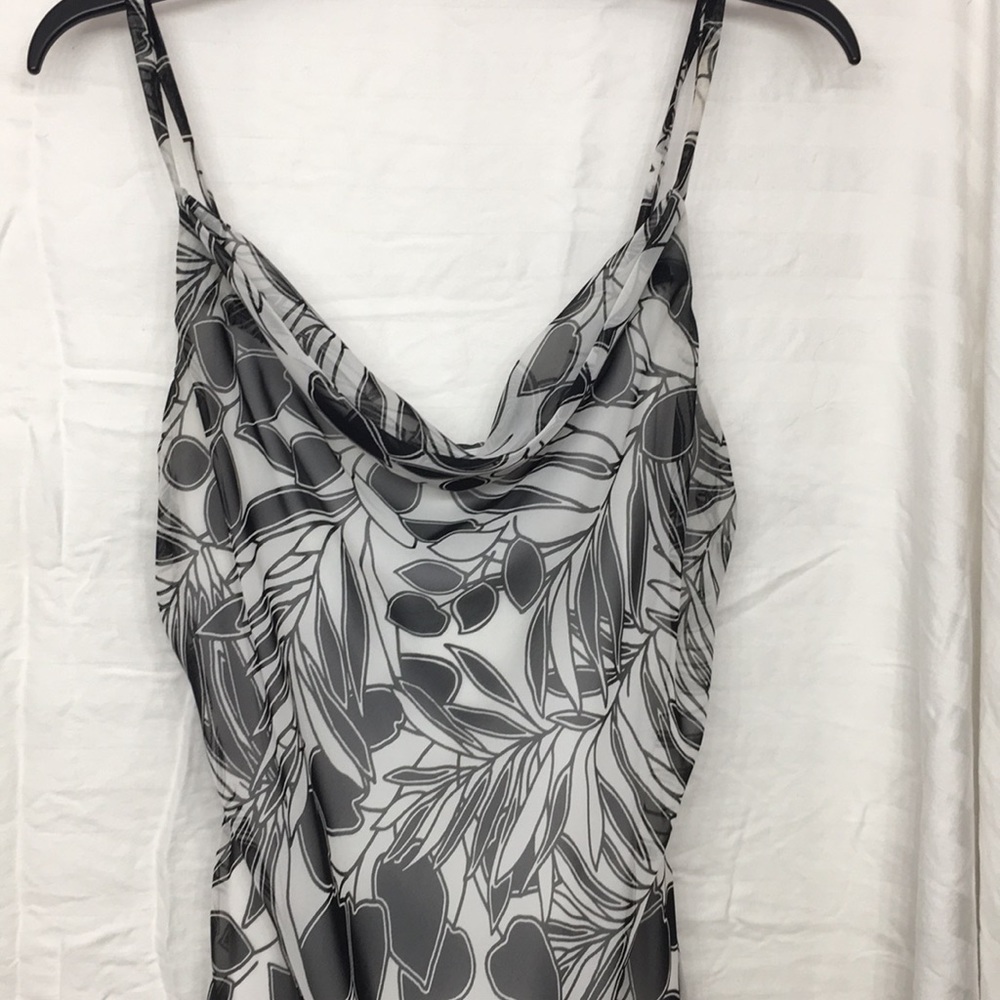 B. SMART BLACK AND WHITE DRESS